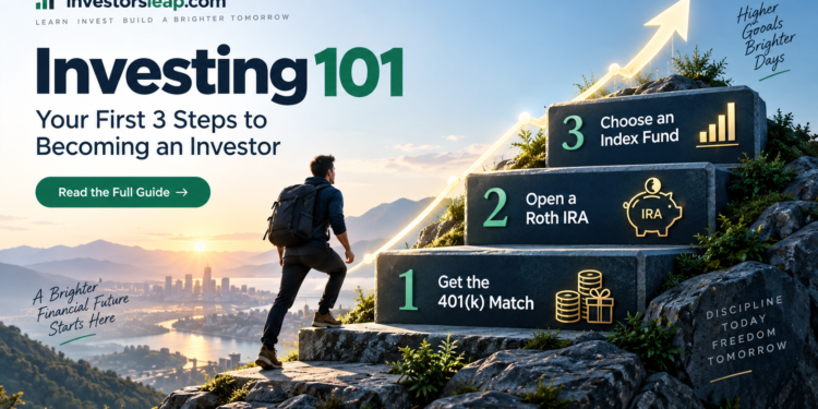 Investing 101: Your First Three Steps to Becoming an Investor