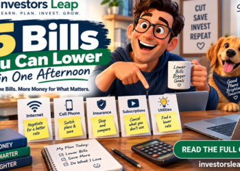 5 Bills You Can Lower in One Afternoon — Investors Leap featured graphic