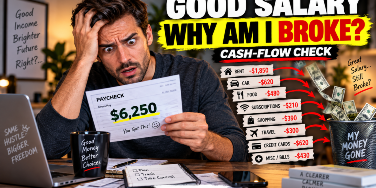 Making Good Money but Still Broke? Find Where Your Paycheck Disappears