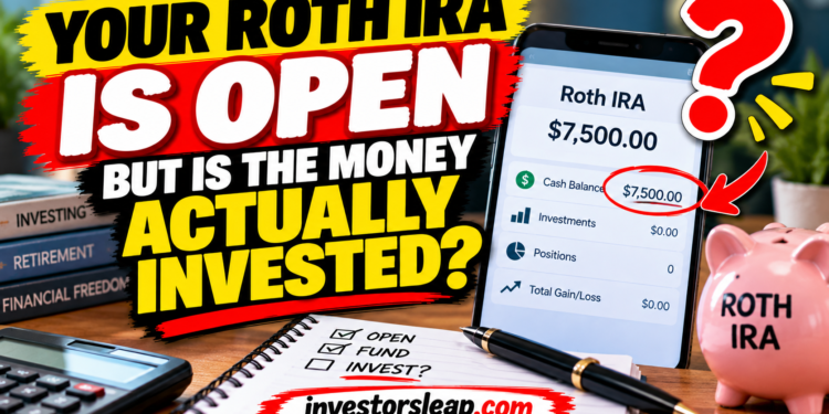Your Roth IRA Is Open but Is the Money Actually Invested?