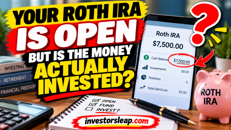 Your Roth IRA Is Open but Is the Money Actually Invested?